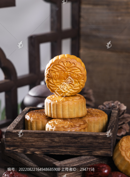 中國(guó)傳統(tǒng)節(jié)日中秋節(jié)美食月餅