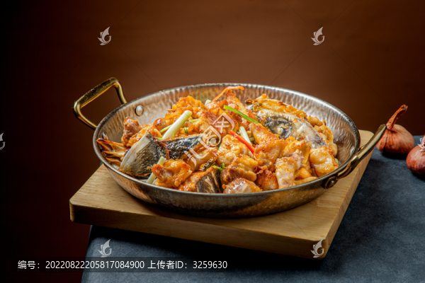 銅板魚嘴煎焗雞