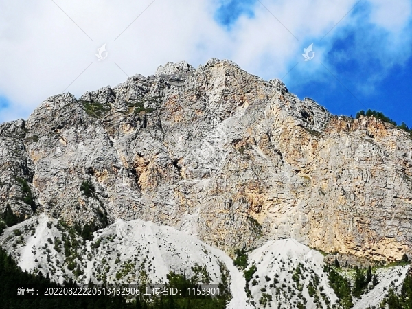 高山巖石