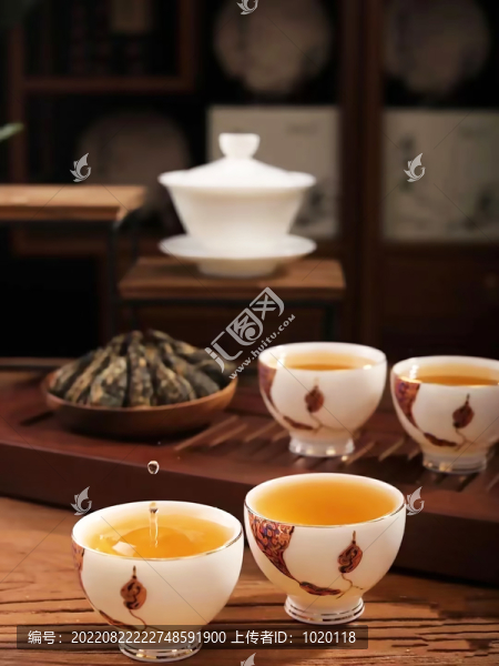 寶塔茶茶水特寫