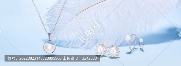首飾飾品珠寶廣告圖