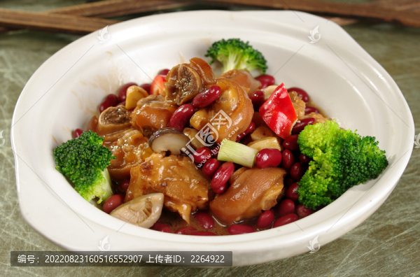 紅腰豆燜豬手