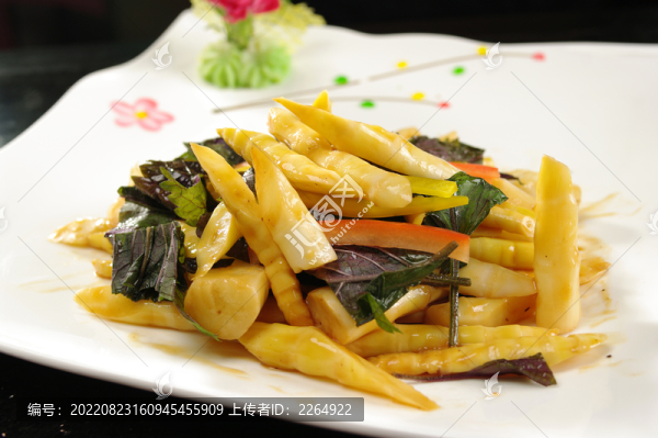 紫蘇豆豉燜春筍