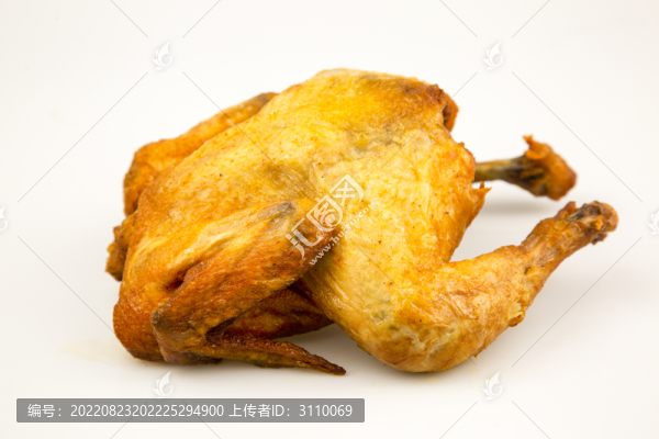 整只炸雞燒烤美味