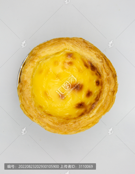 西式美食小吃蛋撻美味