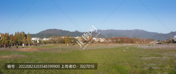 宏村水庫濕地全景圖