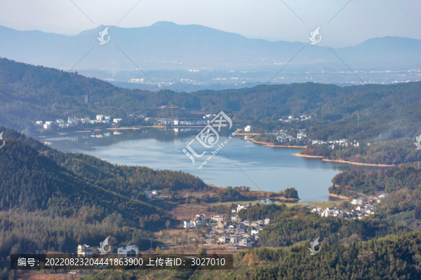 宏村水庫遠眺