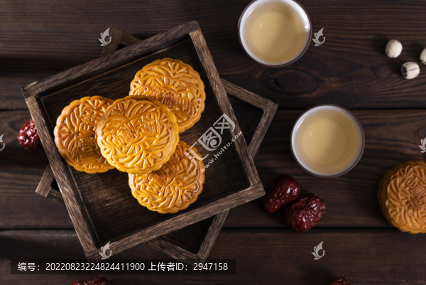 中國傳統(tǒng)節(jié)日中秋節(jié)美食月餅