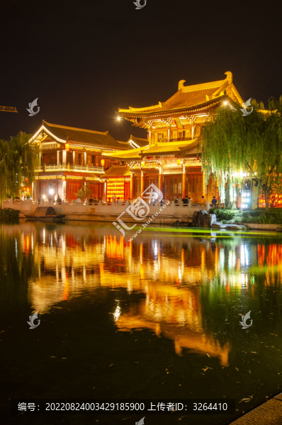 洛邑古城夜景