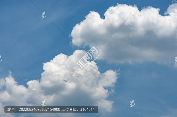藍天白云