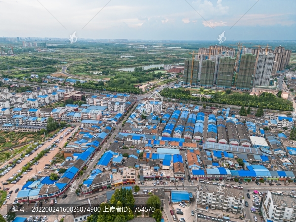 合肥城市風光全景航拍