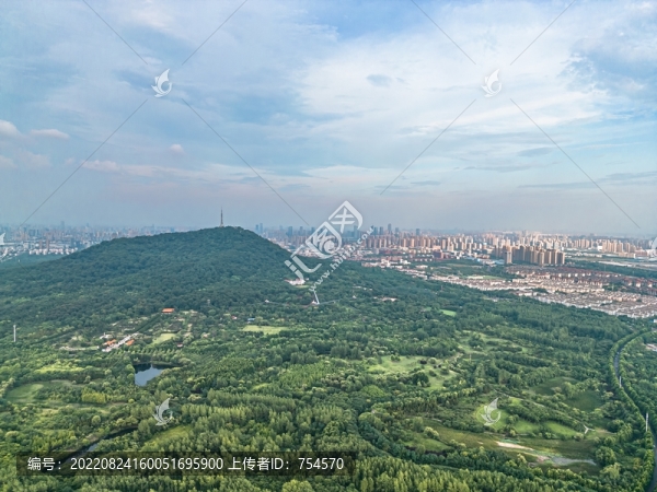 合肥城市風(fēng)光全景航拍