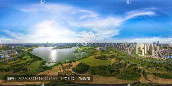 合肥城市風光全景航拍