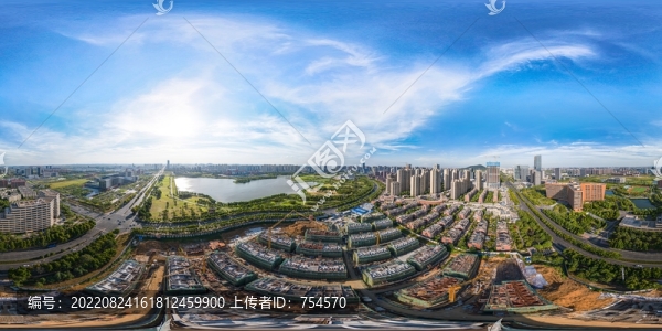 合肥城市風光全景航拍
