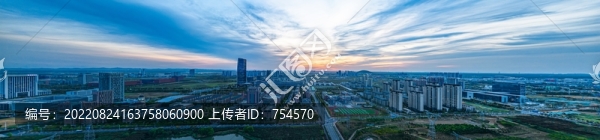 合肥城市風(fēng)光全景航拍