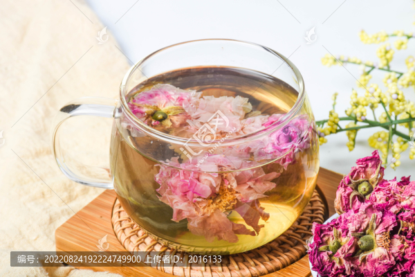 玫瑰花冠茶