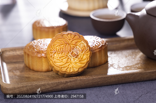 中國傳統(tǒng)節(jié)日中秋節(jié)美食月餅