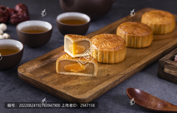 中國傳統(tǒng)節(jié)日中秋節(jié)美食月餅
