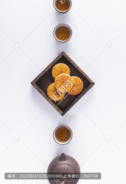 中國傳統(tǒng)節(jié)日中秋節(jié)美食月餅