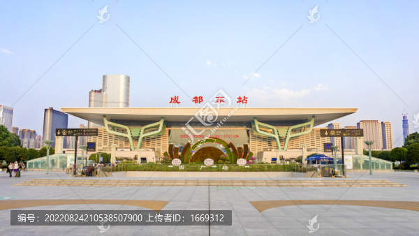 中國高鐵成都東站西廣場