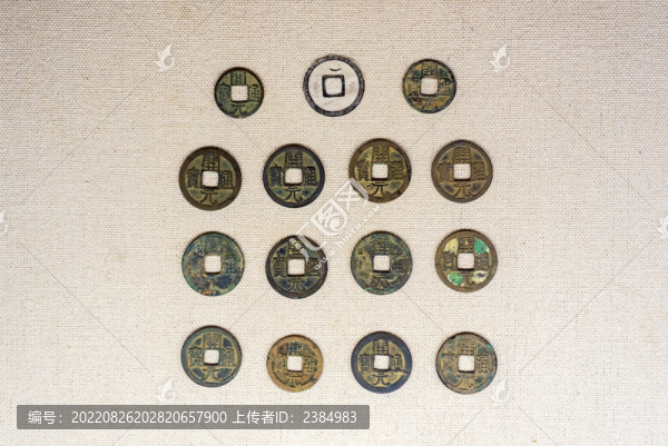 古代銅錢幣開元通寶