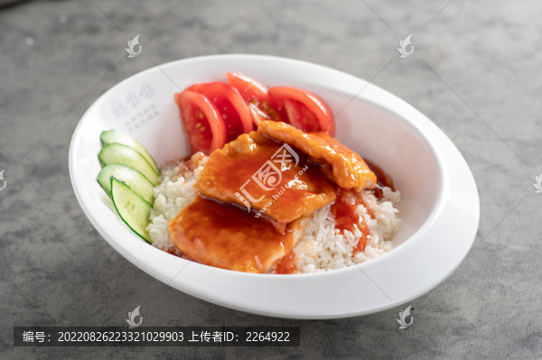果汁豬扒飯