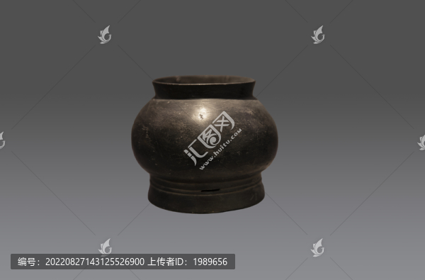 良渚黑陶罐