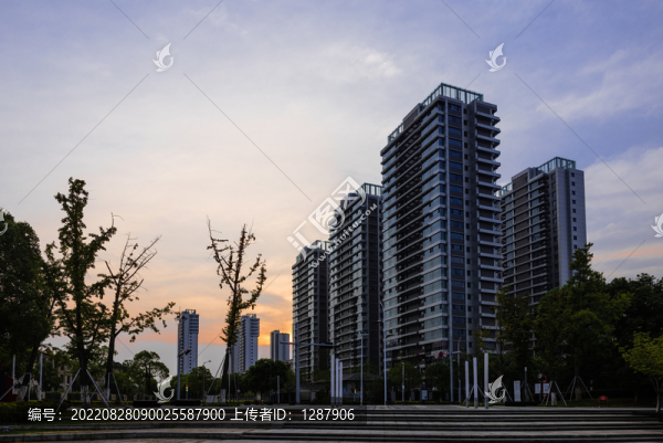 城市的清晨