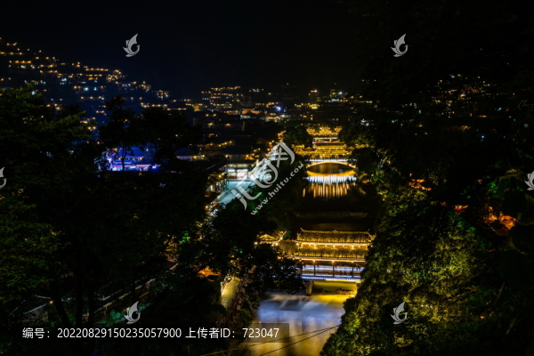 西江千戶苗寨風雨廊橋