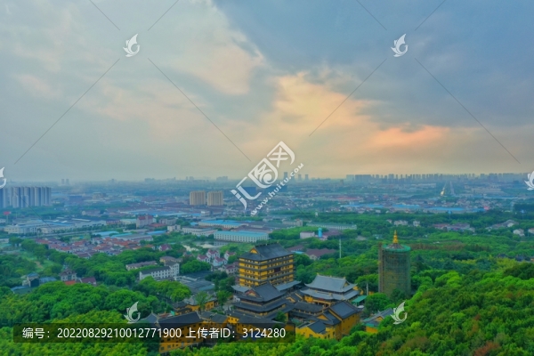 航拍常州橫山橋