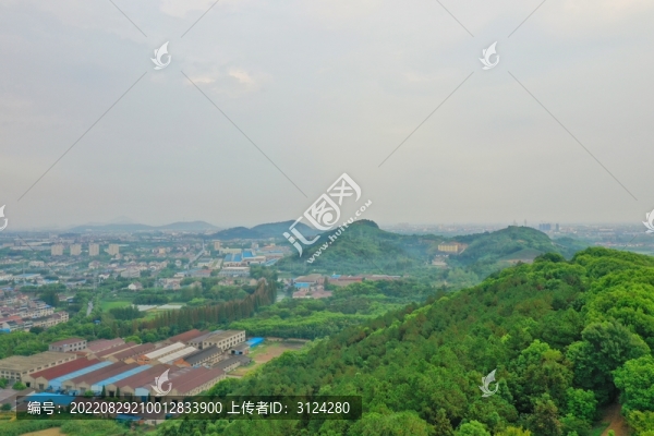 航拍常州橫山橋