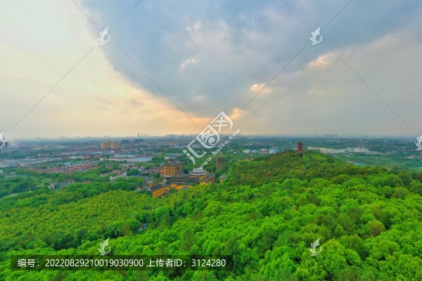 航拍常州橫山橋