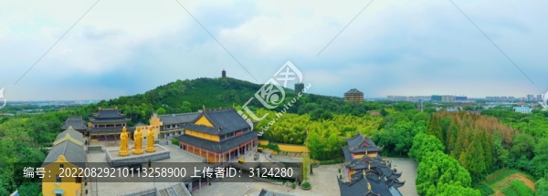 航拍常州橫山橋