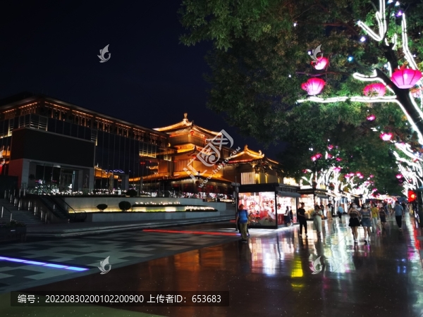 西安大唐不夜城夜景