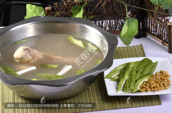 涼瓜黃豆鍋底