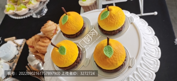精致小橘子甜點(diǎn)