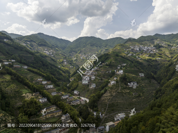 安徽省黃山市歙縣蜈蚣嶺梯田