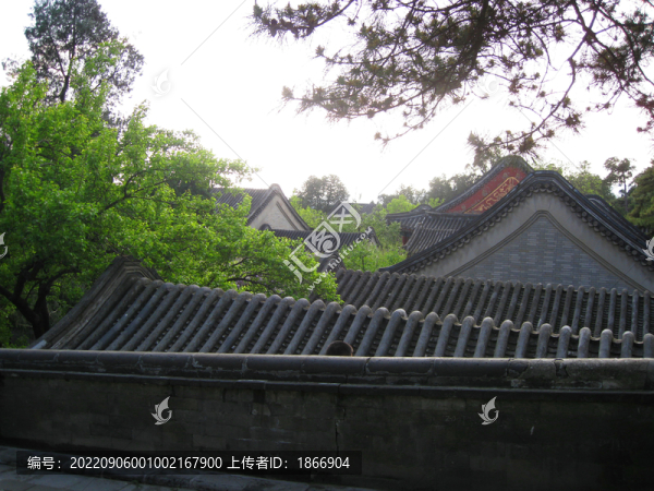 北京頤和園的古建筑群
