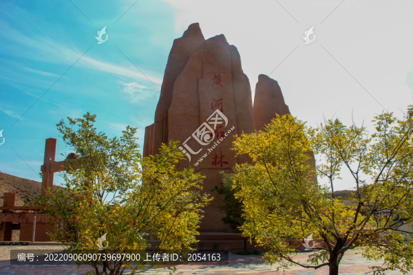 甘肅景泰黃河石林風光