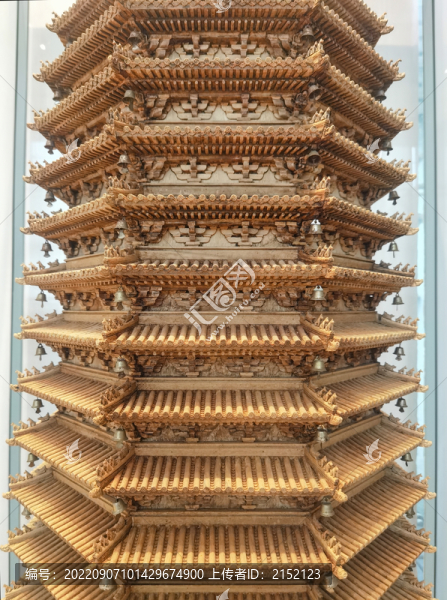 清代木刻古塔