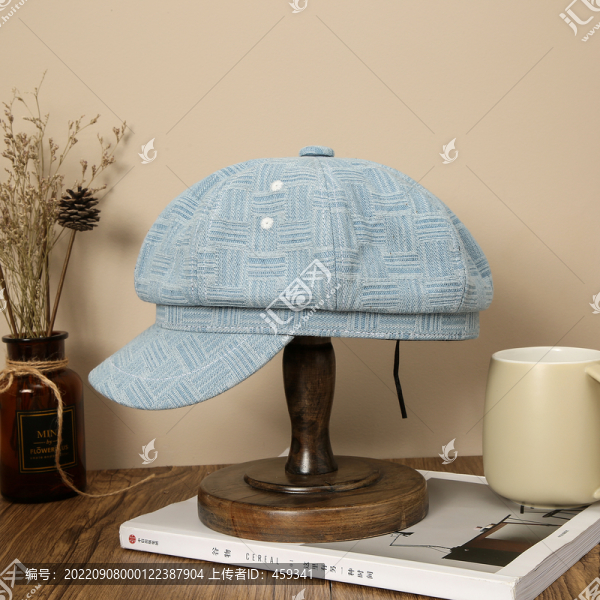 牛仔貝雷帽