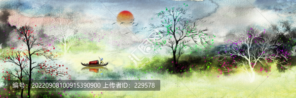 中國風(fēng)山水