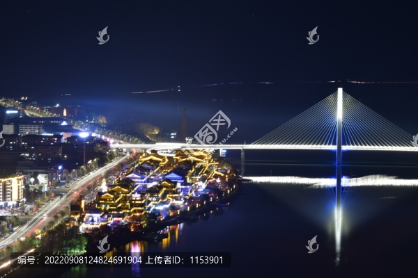 嘉陵江夜景