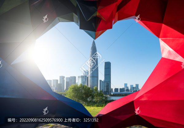 深圳市南山區(qū)人才公園天際線