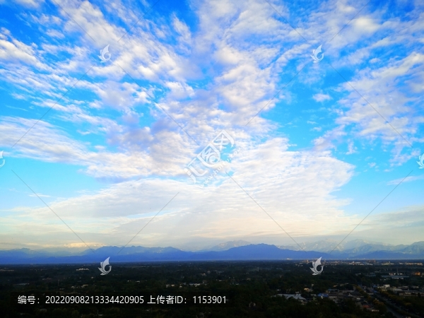 霞光漫天