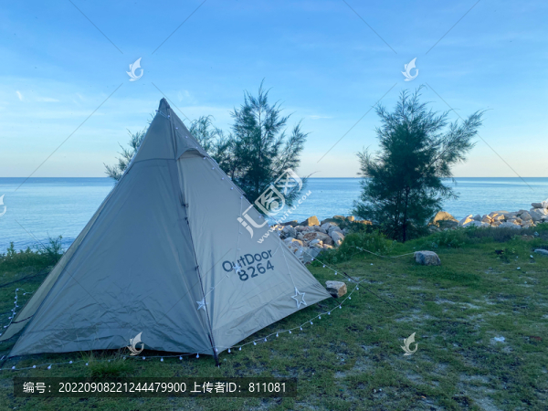 海邊露營