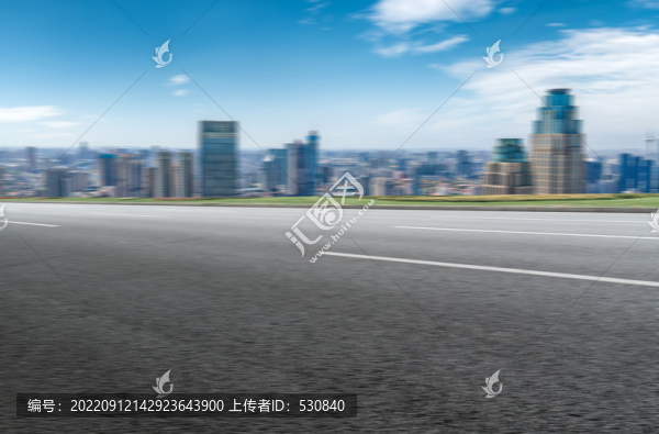 高速公路和城市景觀