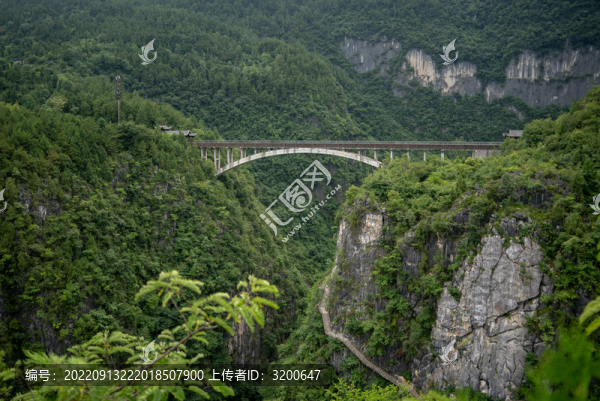 重慶黔江城市大峽谷空中棧道