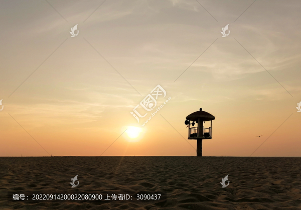 海邊的日出