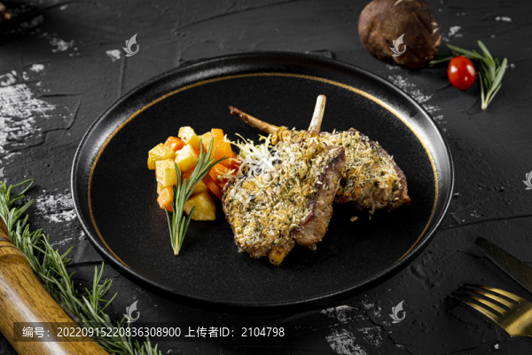 香草羊扒